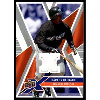 2008 Upper Deck X Memorabilia #UDXM-CD Carlos Delgado Jersey