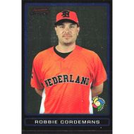 2009 Bowman Chrome Draft WBC Prospects #BDPW29 Robbie Cordemans