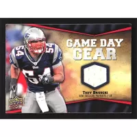 2009 Upper Deck Game Day Gear #NFL-TB Tedy Bruschi Jersey