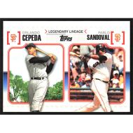 2010 Topps Legendary Lineage #LL-32 O. Cepeda/P. Sandoval