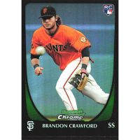 2011 Bowman Chrome Draft Refractors #25 Brandon Crawford