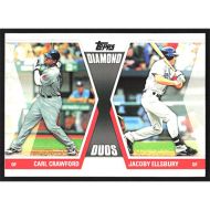 2011 Topps Diamond Duos Series 2 #DD-11 C. Crawford/J. Ellsbury