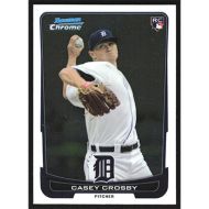 2012 Bowman Chrome Draft #14 Casey Crosby