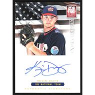 2012 Elite Extra Edition USA Baseball 18U Signatures #KD Kevin Davis Autographed