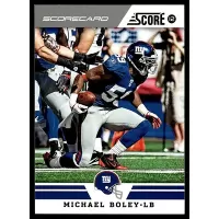 2012 Score Scorecard #39 Michael Boley