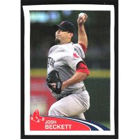 2012 Topps Stickers #17 Josh Beckett