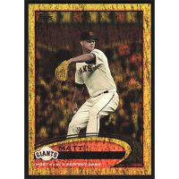 2012 Topps Update Gold Sparkle #US211 Matt Cain Highlights Checklist