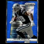 2013 Panini Prizm Blue Pulsar #154 Miles Austin