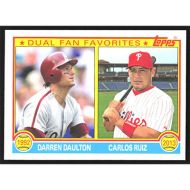 2013 Topps Archives Dual Fan Favorites #DFF-DR D. Daulton/C. Ruiz