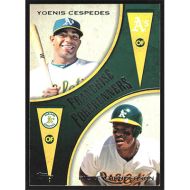 2013 Topps Update Franchise Forerunners #FF-9 Y. Cespedes/R. Henderson