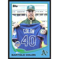 2013 Topps Update Walmart Blue #US128 Bartolo Colon