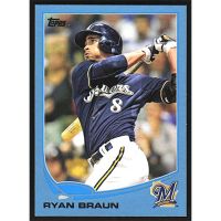 2013 Topps Wal-Mart Blue #8 Ryan Braun