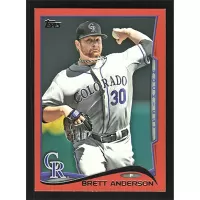 2014 Topps Orange #431 Brett Anderson