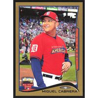 2014 Topps Update Gold #US-53 Miguel Cabrera All-Star