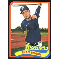 2014 Topps Update '89 Die Cut Minis #TM-RB Ryan Braun