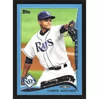 2014 Topps Wal-Mart Blue Border #383 Chris Archer Future Stars