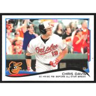 2014 Topps #47 Chris Davis Season Highlights Checklist