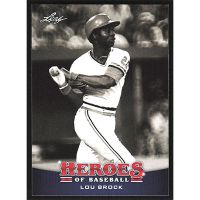 2015 Leaf Heroes of Baseball #35 Lou Brock