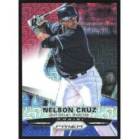 2015 Panini Prizm Red White and Blue Mojo #124 Nelson Cruz