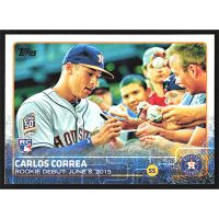 2015 Topps Update #US251 Carlos Correa Rookie Debut