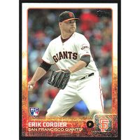 2015 Topps #535 Erik Cordier