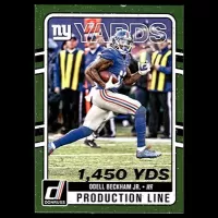 2016 Donruss Production Line Yardage #10 Odell Beckham Jr.