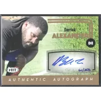 2016 SAGE HIT Autographs Gold #A32 Derrick Alexander Autographed