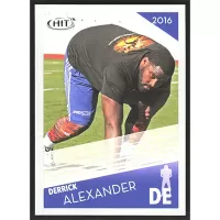 2016 SAGE HIT Silver #1 Derrick Alexander