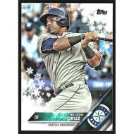 2016 Topps Wal-Mart Holiday Snowflake #HMW29 Nelson Cruz