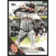 2016 Topps Wal-Mart Holiday Snowflake #HMW47 Johnny Cueto