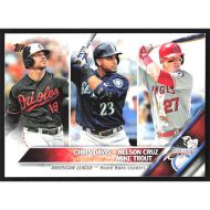 2016 Topps #26 C. Davis/N. Cruz/M. Trout League Leaders