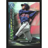 2017 Bowman Chrome Scouts Top 100 Update #BSU-RA Ronald Acuna