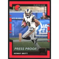 2017 Donruss Press Proof Red #81 Kenny Britt