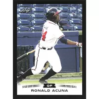 2017 Leaf #10 Ronald Acuna Retail Exclusive