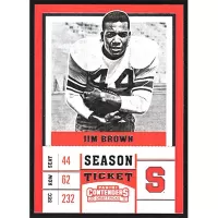 2017 Panini Contenders Draft Picks #50 Jim Brown