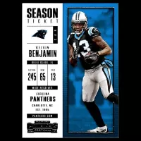 2017 Panini Contenders #5 Kelvin Benjamin