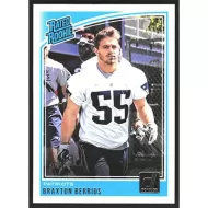 2018 Donruss #342 Braxton Berrios Rated Rookie