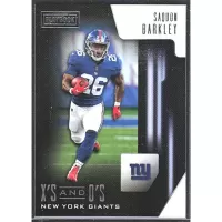 2018 Panini Playbook X's and O's #4 Saquon Barkley