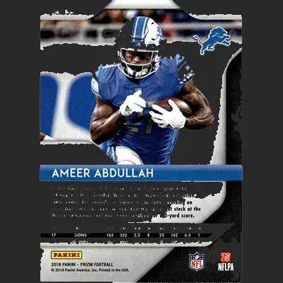 2018 Panini Prizm #135 Ameer Abdullah