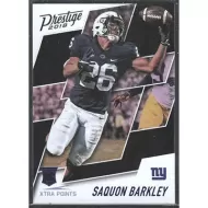 2018 Prestige Xtra Points Blue #261 Saquon Barkley