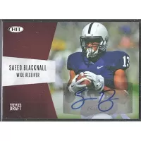 2018 SAGE HIT Autographs Red #A-44 Saeed Blacknall Autographed