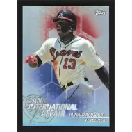 2018 Topps Chrome Update Edition An International Affair #IA-RA Ronald Acuna Jr.