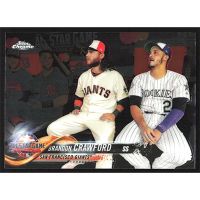 2018 Topps Chrome Update #HMT67 Brandon Crawford All-Star