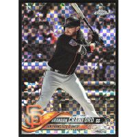 2018 Topps Chrome X-Fractors #111 Brandon Crawford