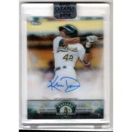 2018 Topps Clearly Authentic Salute Autographs #CASA-KD Khris Davis Autographed