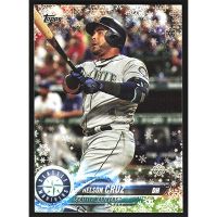 2018 Topps Wal-Mart Holiday Snowflake #HMW106 Nelson Cruz