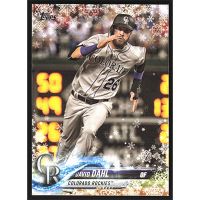 2018 Topps Wal-Mart Holiday Snowflake #HMW138 David Dahl