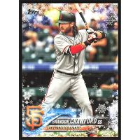 2018 Topps Wal-Mart Holiday Snowflake #HMW96 Brandon Crawford