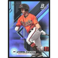 2019 Bowman Platinum Top Prospects Purple #TOP-68 Rylan Bannon