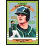 2019 Donruss Optic Lime Green #12 Matt Chapman Diamond Kings